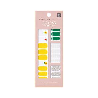 Missha - Dashing Diva Magic Gloss Nail Gel Strip - 5 Types #17 Pine Melon
