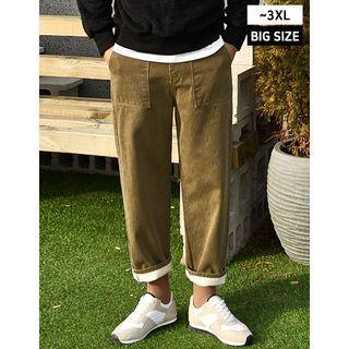 Pigment-washed Wide-leg Pants