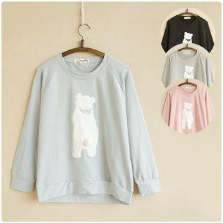 Bear Applique Pullover