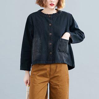 Plain Denim Bolero
