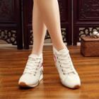 Embroidered High Top Sneakers