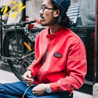Stand-collar Zipper Jacket