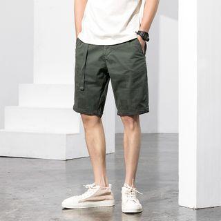 Faded Buckled Shorts