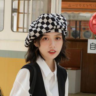 Check Beret Hat As Shown As Figure - One Size