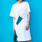 Ice Cream Applique T-shirt Dress