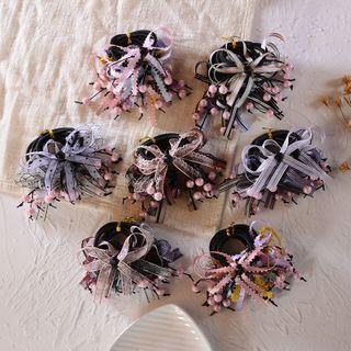 Bow Hair Tie Random - One Size