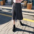 Polka-dot Reversible Mesh Skirt