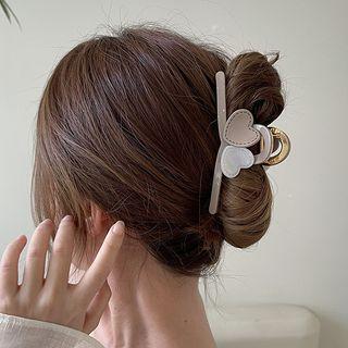 Heart Acetate Alloy Hair Clamp