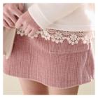 Band-waist Dual-pocket Skirt
