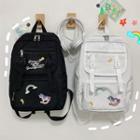Unicorn Embroidered Nylon Backpack