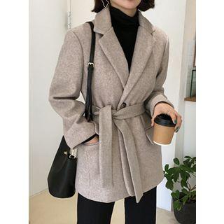 Loose-fit Blazer With Sash