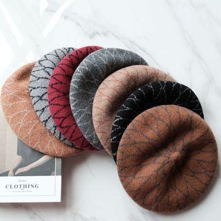 Snake Skin Pattern Beret