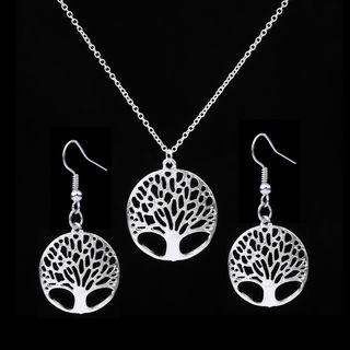 Cutout Tree Pendant Necklace / Dangle Earring / Necklace / Ring