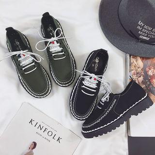 Contrast Stitching Sneakers