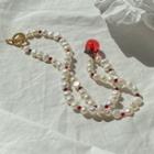 Fruit Pendant Freshwater Pearl Necklace