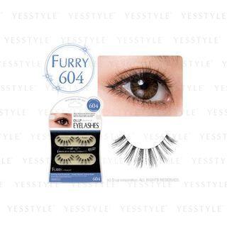 D-up - Furry Eyelashes (#604 Natural) 2 Pairs