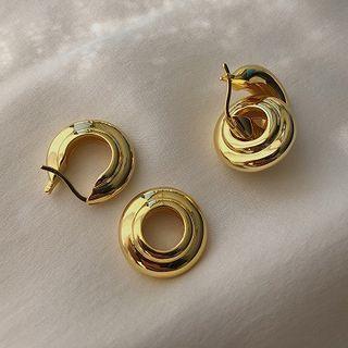 Alloy Hoop Dangle Earring 1 Pair - Removable - Earrings - One Size