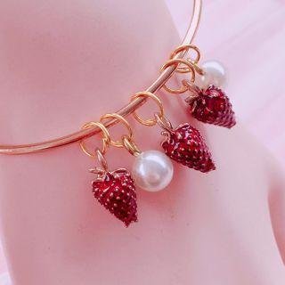 Strawberry Hair Pin / Bangle