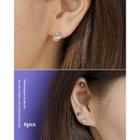 Swan Ear Stud Set (6 Pcs) One Size