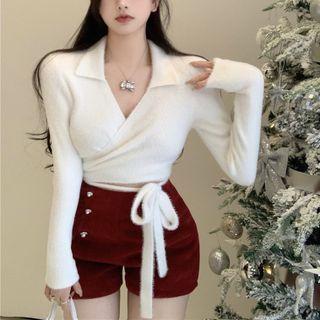 V-neck Sweater / Shorts