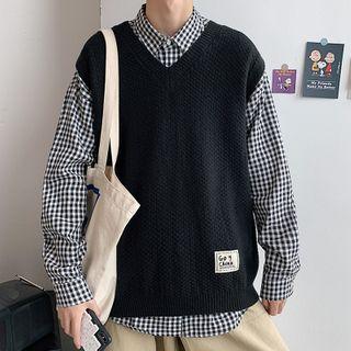 Label Tag Knit Vest