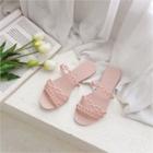 Openwork-strap Flip-flops