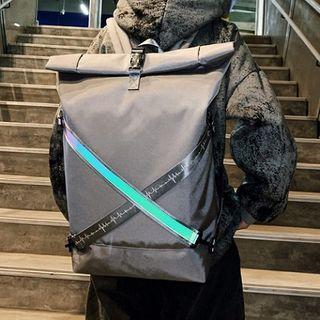 Cross Strap Buckled Lightweight Backpack