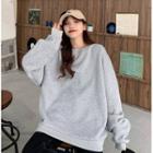 Sweatshirt Star Galaxy Round-neck Long-sleeve Top