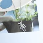 Couple Matching Bear Necklace 1 Pc - As Shown In Figure - One Size
