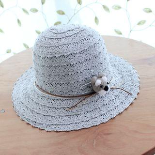 Felt Dog Lace Sun Hat