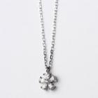 S925 Sterling Silver Floral Pendant Necklace