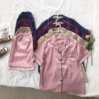 Short-sleeved Plain Loungewear