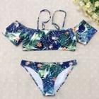 Off-shoulder Patterned Bikini