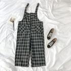 Plaid Wide Leg Jumper Pants