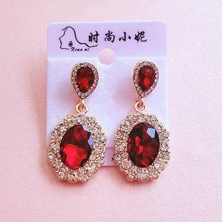 Wedding Faux Crystal Dangle Earring