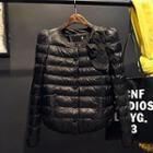 Bow Accent Padded Jacket