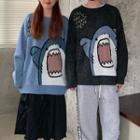 Shark Patterned Sweater