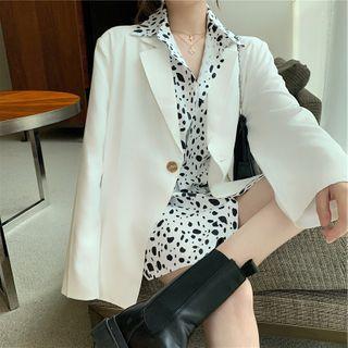 Long-sleeve Printed Shirt / Blazer