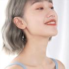 Mermaid Tail Drop Earring 1 Pair - Fish Tail - Silver - One Size
