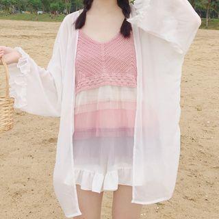 Chiffon Jacket / Tiered Camisole Top