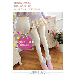 High-waist Fleece-lined Tights