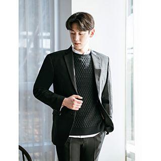 Colored Single-breasted Blazer