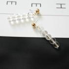 Glass Bead Line Earring
