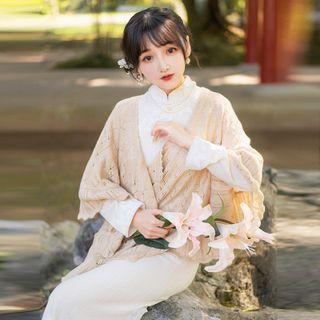 Traditional Chinese Cape / Long-sleeve Dress