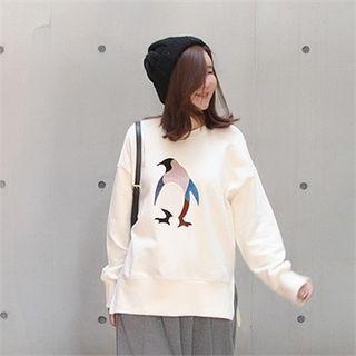 Penguin Patterned Pullover