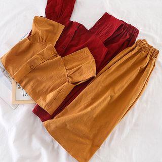 Set: Tank Top + Midi Skirt