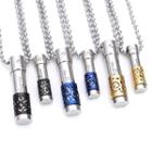Stainless Steel Fragrance Diffuser Pendant Necklace