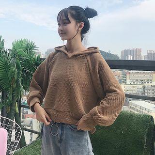 Long-sleeve Raglan Hooded Top