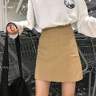 Pocket Detail Mini Skirt