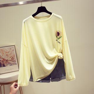 Avocado Print Long-sleeve T-shirt